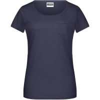 Ladies'-T Pocket - Navy