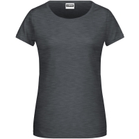 Ladies' Basic-T - Black heather