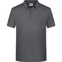 Men's Basic Polo - Black heather