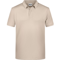 Men's Basic Polo - Stone