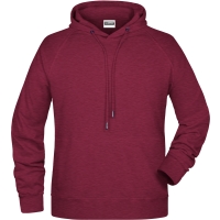 Men's Hoody - Burgundy melange