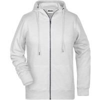 Ladies' Zip Hoody - Ash