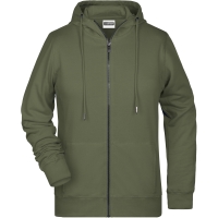 Ladies' Zip Hoody - Olive