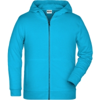 Children's Zip Hoody - Turquoise