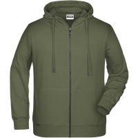 Men's Zip Hoody - Olive