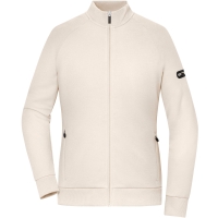 Ladies' Zip Jacket Interlock  OCS Blended & RCS - Sandstone