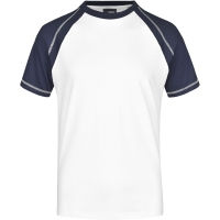 Men's Raglan-T - White/navy