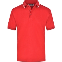 Polo Tipping - Red/white
