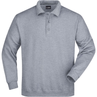 Polo Sweat Heavy - Grey heather