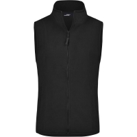 Girly Microfleece Vest - Black