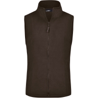 Girly Microfleece Vest - Brown