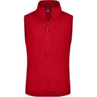 Girly Microfleece Vest - Red