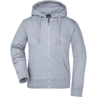 Ladies' Hooded Jacket - Grey heather
