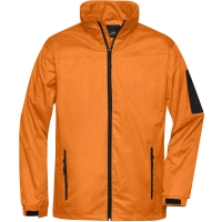 Men's Windbreaker - Orange/carbon