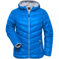 Ladies' Down Jacket - Blue/silver