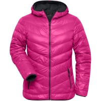 Ladies' Down Jacket - Magenta/graphite