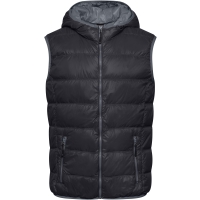 Men's Down Vest - Black/grey