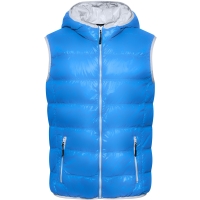 Men's Down Vest - Blue/silver
