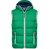 Men's Maritime Vest - Irish green/white