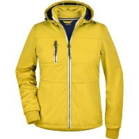 Ladies' Maritime Jacket - Sun yellow/navy/white