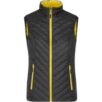 Ladies' Lightweight Vest - Black/yellow