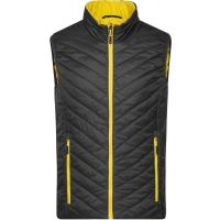 Men's Lightweight Vest - Black/yellow