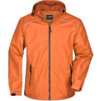 Men's Rain Jacket - Orange/carbon