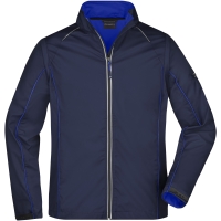 Men's Zip-Off Softshell Jacket - Navy/royal