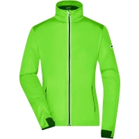 Ladies' Sports Softshell Jacket - Bright green/black