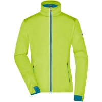 Ladies' Sports Softshell Jacket - Bright yellow/bright blue