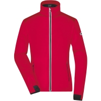Ladies' Sports Softshell Jacket - Light red/black