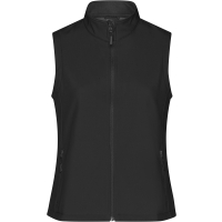 Ladies' Promo Softshell Vest - Black/black