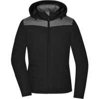 Ladies' Winter Jacket - Black/anthracite melange