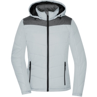 Ladies' Winter Jacket - Silver/anthracite melange