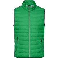 Men's Down Vest - Fern green/silver