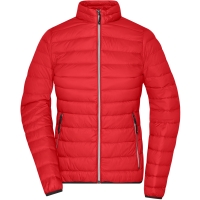 Ladies' Down Jacket - Red/silver