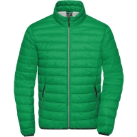 Men's Down Jacket - Fern green/silver