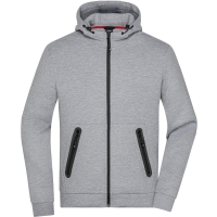 Men's Hooded Jacket - Light melange