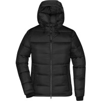 Ladies' Padded Jacket - Black/red