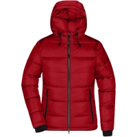 Ladies' Padded Jacket - Red/black