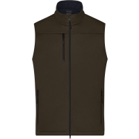 Men's Softshell Vest - Brown