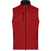 Men's Softshell Vest - Red