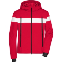 Men's Wintersport Jacket - Light red/white