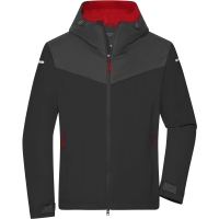 Men's Allweather Jacket - Black/carbon/light red