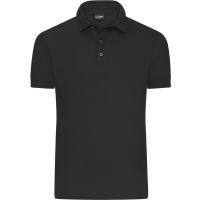 Men's Mercerised Polo - Black