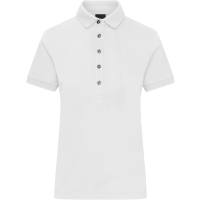 Ladies' Mercerised Polo - White