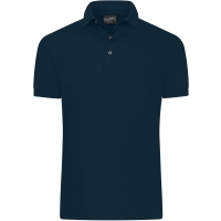 Men's Mercerised Polo Slim Fit - Navy