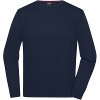 Men's Round-Neck Pullover - Navy