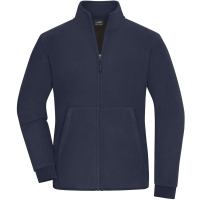 Ladies' Bonded Fleece Jacket - Navy/dark grey