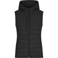 Ladies' Hybrid Vest - Black/black